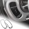 AIRSPEED Carbon Fiber Interior Side Vent Panel Cover for Fiat Panda Easy Tape Included (3rd Generation, 2013-2025) - Installation, Stylish,