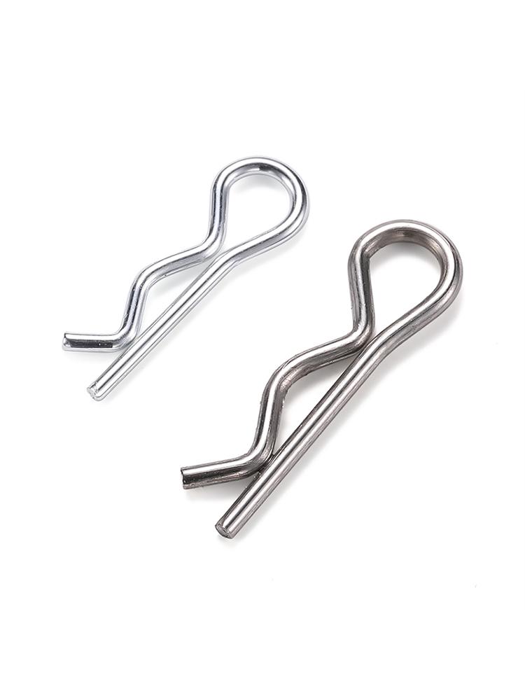 Stainless Steel R-Clip Type B Pin - Elastic Wave Hairpin Lock