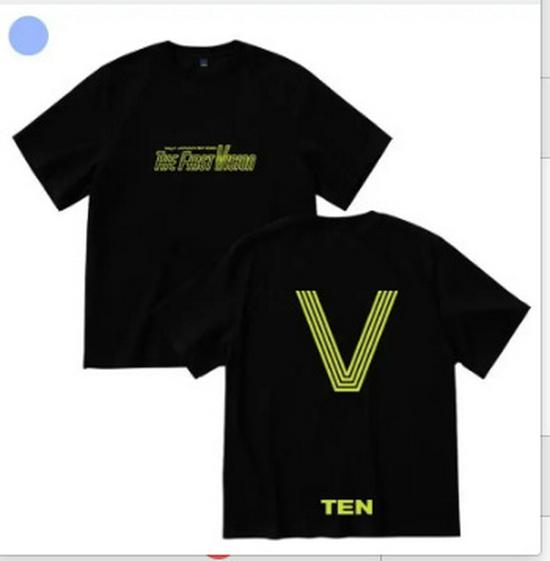 New TEN Cross-border Front & Back Print Round Neck Short Sleeve Casual Loose T-Shirt for Couples
