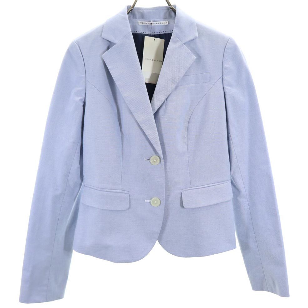 

TOMMY HILFIGER unused Long sleeve tailored jacket 4 blue Tagged Women Used