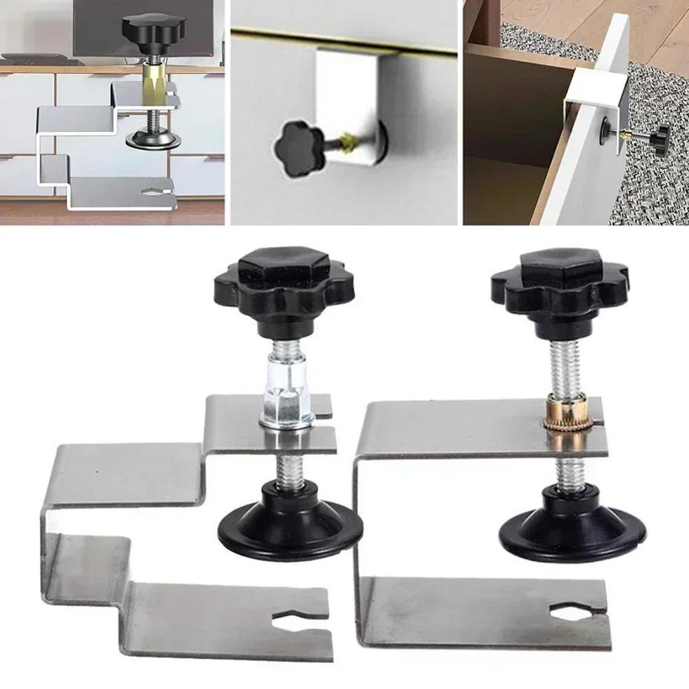 Woodworking Jig Cabinet Tool Home Furniture Accessories Steel Drawer Front Installation Clamps Drawer Panel Clips Tools