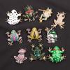 Frog Brooch Pin Fashion Animal Alloy Decorative Jewelry For Women Men