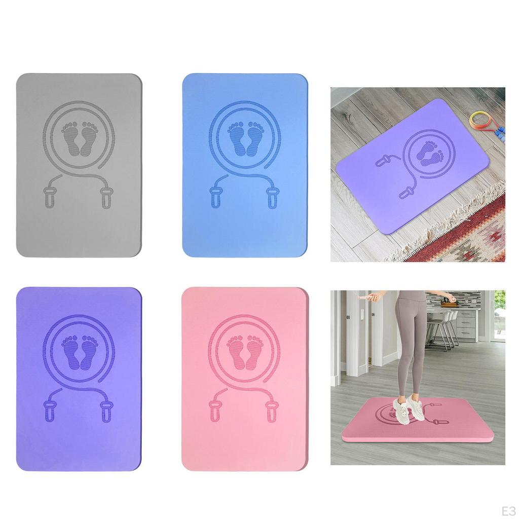 Jump Rope Mat Indoor Slow Jogging Pad Shock Absorption Fitness Blanket Outdoor Non-Slip