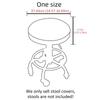 Waterproof Seat Cover Stretch , Protects from Stains & Pets Easy Clean Stool