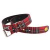 Trendy Flower Rivets Waist Belt with Candy Color Eyelet Adjustable Waist Band For Casual Outfit Party Waist Decoration