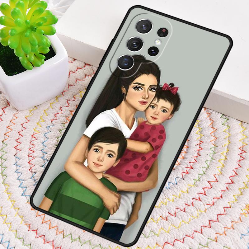 Baby Mom MUM MOTHER Girl Queen Phone Case for Samsung Galaxy Note 10 Pro S26 Ultra S23 S24 FE S25 S21 S22 PLUS Shockproof Cove