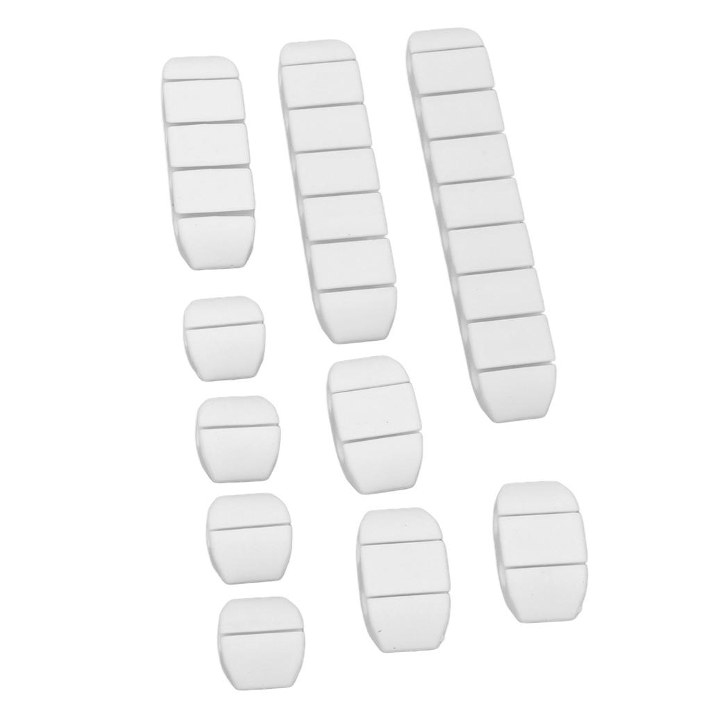 10 Buc. Clips de Sortare pentru Cabluri de Date de Birou, Fixare Cabluri, Organizator de Cabluri, Management Cabluri pentru Birou, Mașină