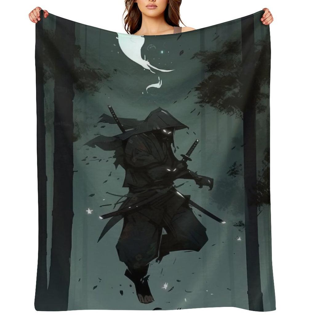 The Ninja 02 Throw Blanket Kid'S Single Luxury St Stuffeds Blankets