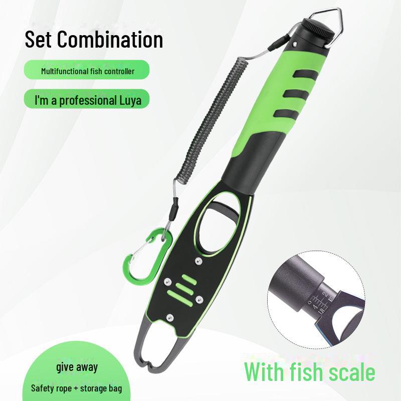 Multifunctional 6061 Aluminum Fishing Pliers: Open Loop, Hook Remover, Fish Controller with Scale, and Line Cutter