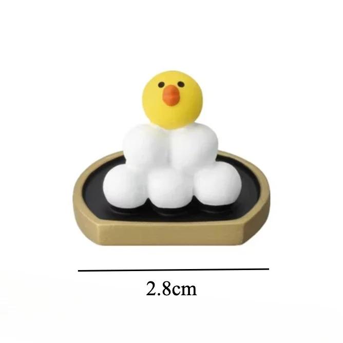 Mid-Autumn Festival Decoration Kawaii Mini Doll Ornaments Cute Mooncake Cat Desktop Decor DIY Scene Room Decoration Wholesales