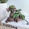 Creative Dragon Tree Succulent Planter, Garden Statue, Desktop Ornament Resin Gift Nature Lovers, Perfect For Friends And Family