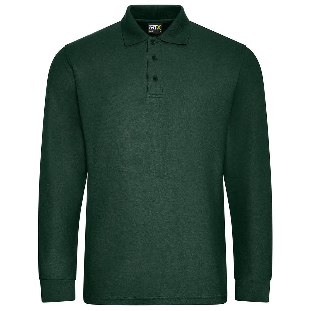 Pro RTX Mens Pro Pique Long-Sleeved Polo Shirt