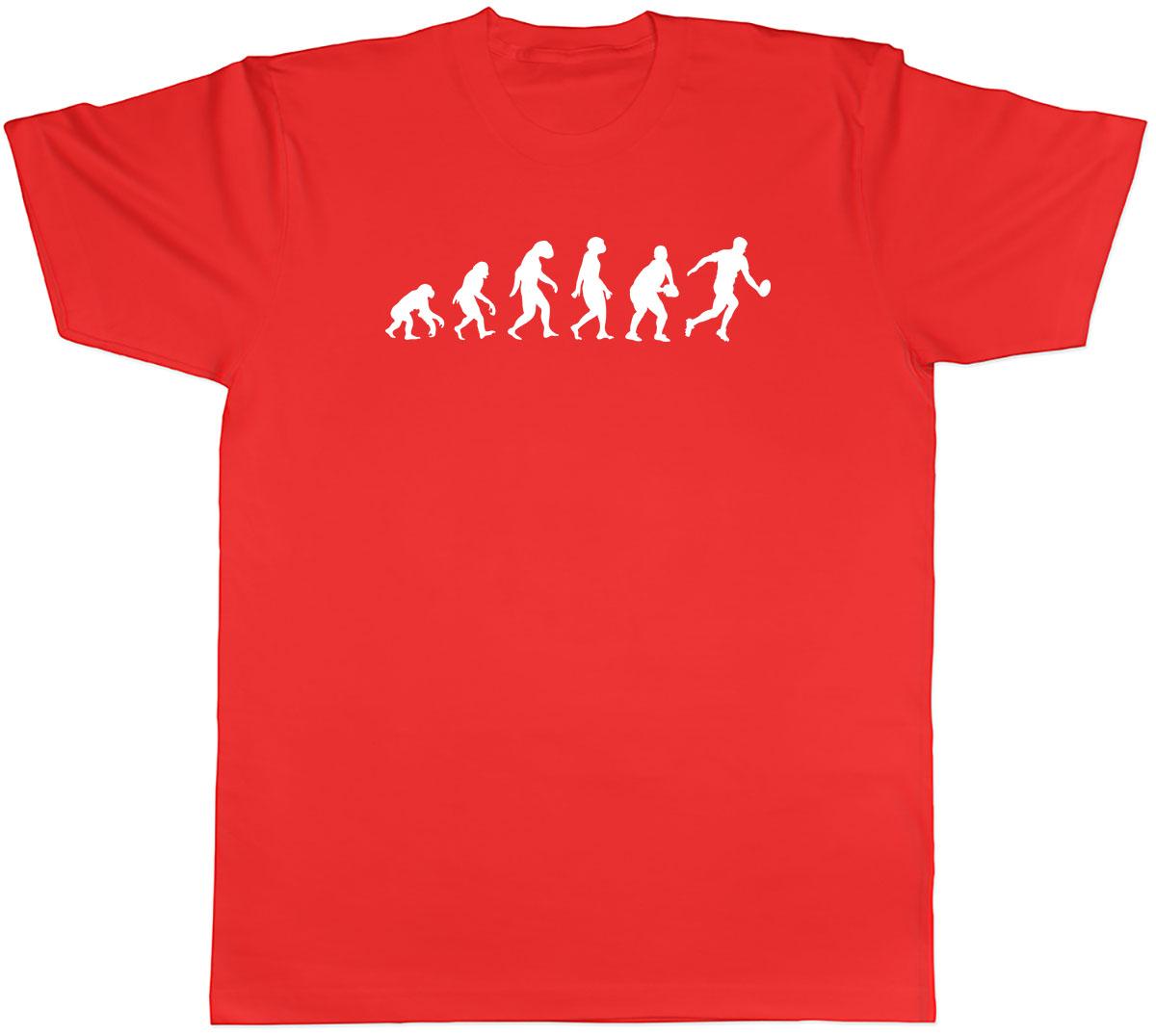 Evolution of Rugby Unisexs Unisex TShirt Tee S