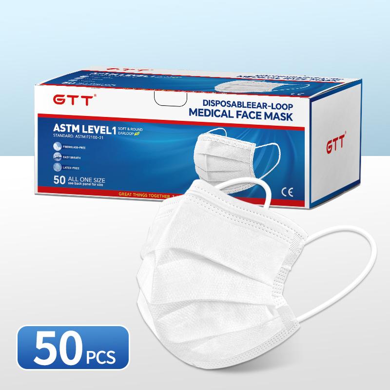 50/100 шт. Черные одноразовые маски для лица 3 слоя Дышащий комфортный материал С эластичными ушными петлями Защитные маски для лица