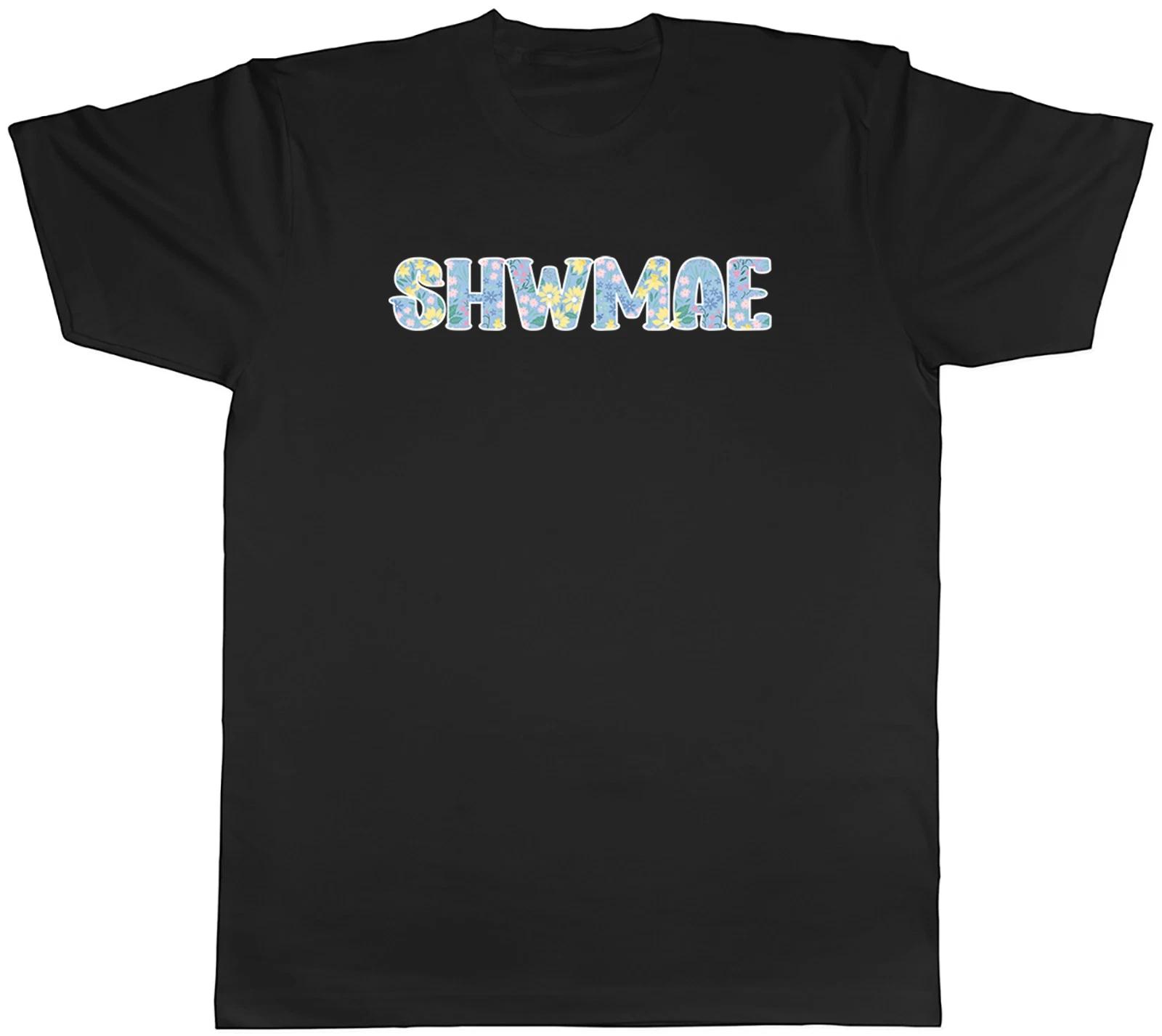 Shwmae Flowers Floral Welsh Wales Mens T-Shirt Tee Gift Top XXL