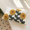 Federa Cuscino Ricamata con Fiori Freschi Stile Nordico per Homestay, Soggiorno, Divano di Casa, Cuscino Decorativo, Copricuscino per Schienale