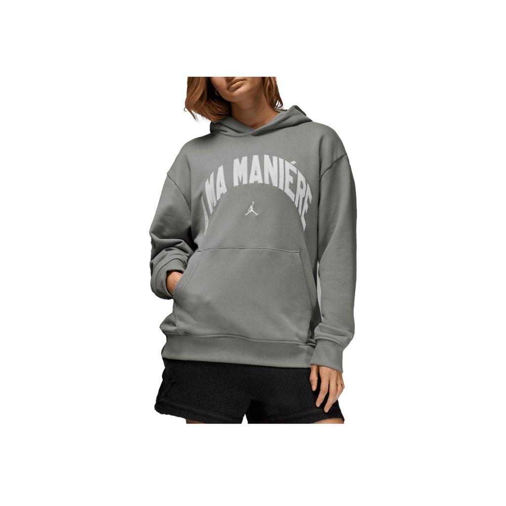 Jordan X A Ma Maniére FW24 Vintage Logo Letter Fashion Hoodie Unisex Hoodies Gray HF0540-029