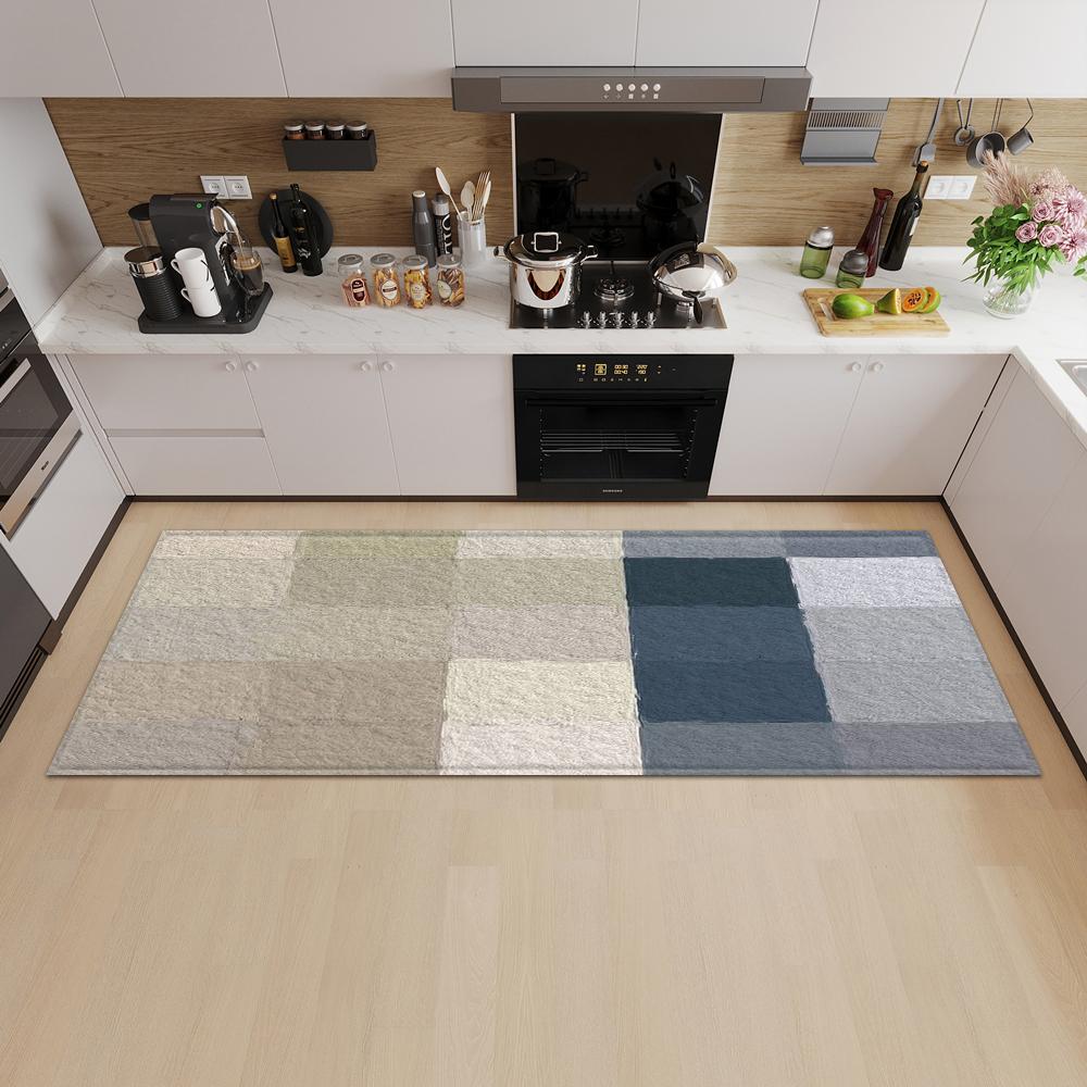 Kitchen Mat Porch Door Mat Bedroom Long Carpet Home Balcony Bathroom Non-slip Floor Living Room Carpet