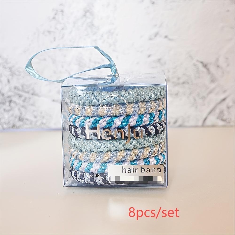 Henji Elegant Bohemian Hair Ties Set, Premium Casual Style, High Elasticity Durable Hair Bands for Ponytails