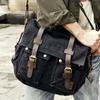 Men's Seven-Color Cotton Canvas Crossbody Bag - Student & Outdoor Casual Messenger Style