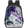 Versatile The Venom Last Dance Cartoon Pattern Backpack For School With High Durability And Comfort