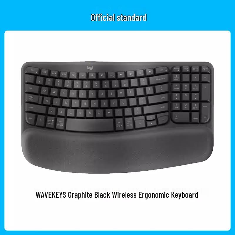 

Logitech Wave Keys Ergonomic Wireless Keyboard