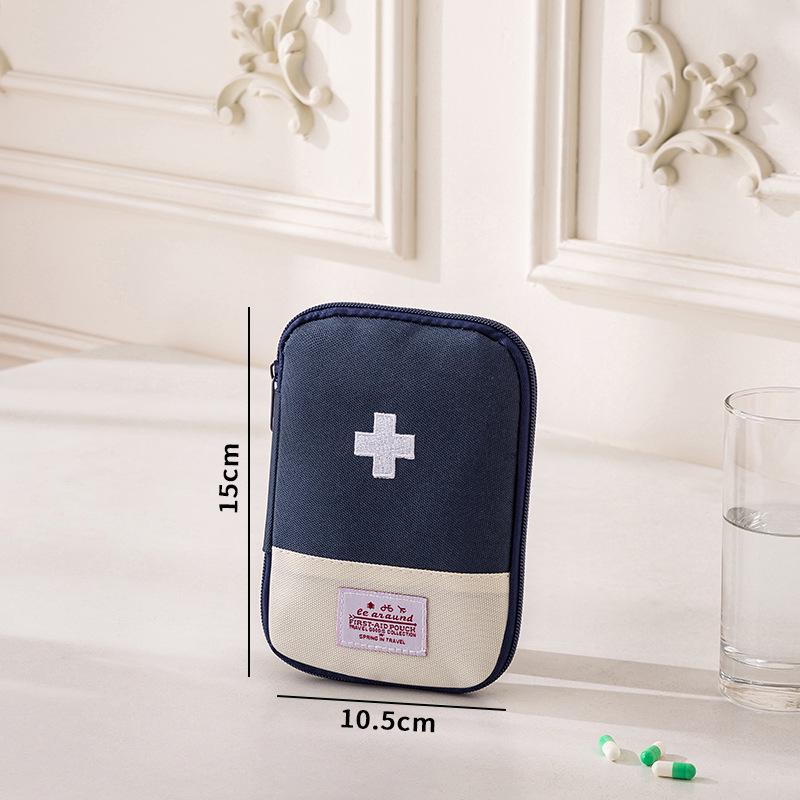 Portable Oxford Cloth Medicine Bag - Large Capacity Folding First Aid Kit & Multi-purpose Storage