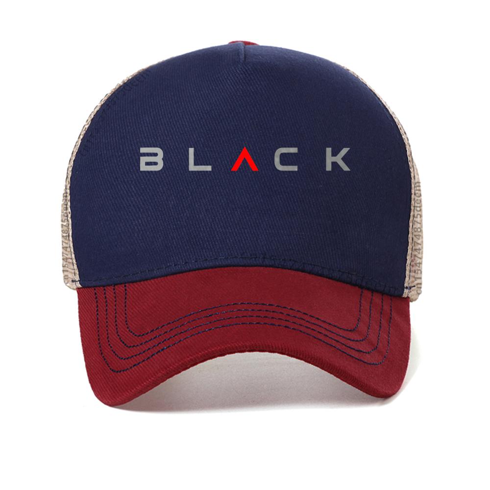 New Men's Casual Sports Black Letter Print baseball cap fashion casual outdoor mesh sun hat Breathable cool snapback hats