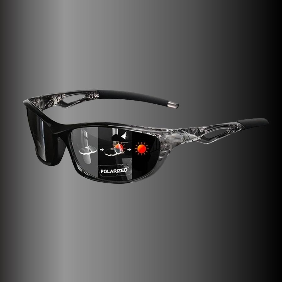 Lunettes de soleil polarisées de sport pour hommes femmes cyclisme course pêche lunettes de soleil photochromiques lunettes d'extérieur lunettes de vision nocturne