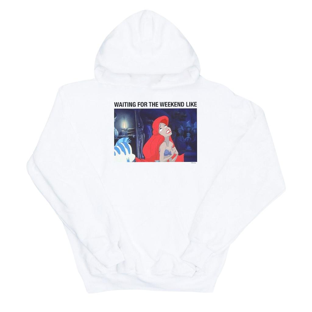Disney Mens The Little Mermaid Waiting For The Weekend Hoodie