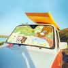 Rilakkuma Car Sunshade - Cute Windshield Sun Protection