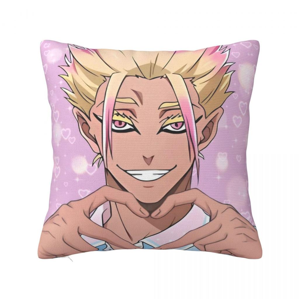 Pillow Case Anime Shidou R-Ryusei Square Pillow Cover Retro Trendy Cushion Cover Graphic Pillowcases For Sofa Bedroom Home Decor
