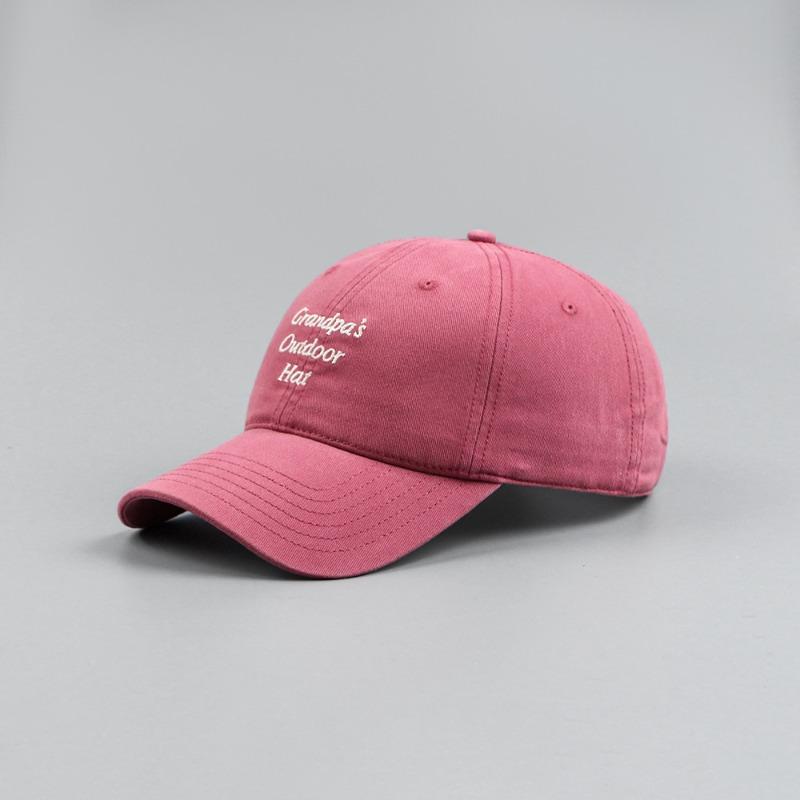 New Trendy Brand Embroidered Baseball Cap Men's and Women's Four-season Fashion Versatile Cap Showing a Small Face