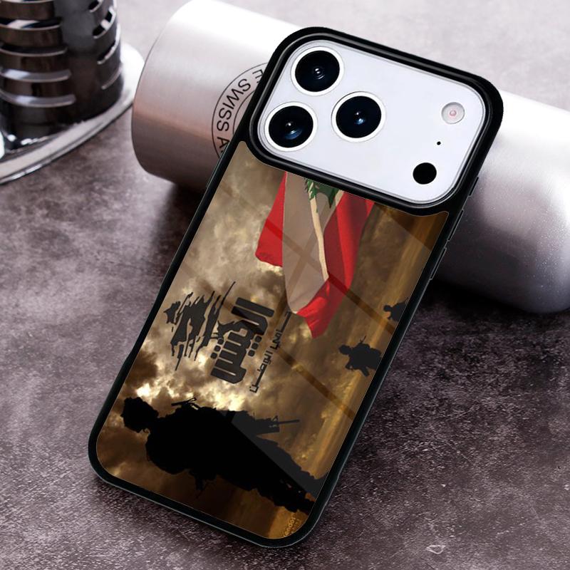 Coque de téléphone Drapeau du Liban pour iPhone 17 16 15 Pro Max Air 14 13 12 11 Plus Housse Capa antichoc
