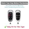 For Hyundai Santa Fe Tucson NEXO NX4 Ioniq 5 Atos Prime Solaris Auto 6 Buttons Car Key Case Cover Key Fob Holder Key Chain Parts