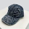 And Women Personalized Embroidered Wing Double-Edged Blade Baseball Caps Sun Protection Distressed All-Match Street Style Peaked Hats Fashion