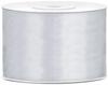 Ribbon Satin Ribbon Silver Decorative Ornamental Wedding Marriage 50mm 25m