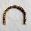 Handmade Bag Handle DIY Natural Bag Strap Accessory Handles with Smooth-surface Natural Color Bamboo Handbag Handle