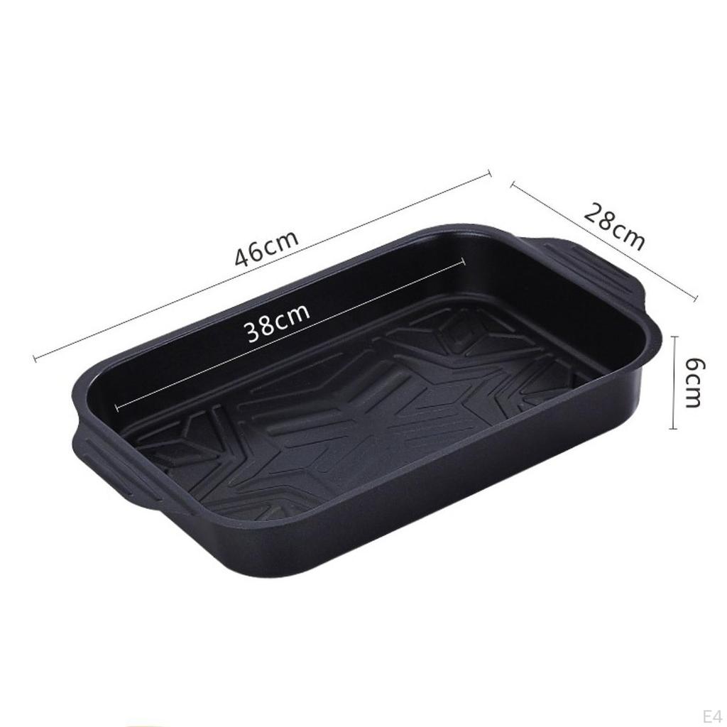 Pan Cookware with Handles Steak Barbecue Grill Plate for Fire Picnic Indoor Outdoor Cooking