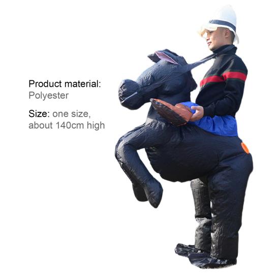 Horse Costume Exquisite Creative Vibrant Widely Used Soft Elastic Long Lasting Easy To Use Fancy Blow Up Costume Party Supplies