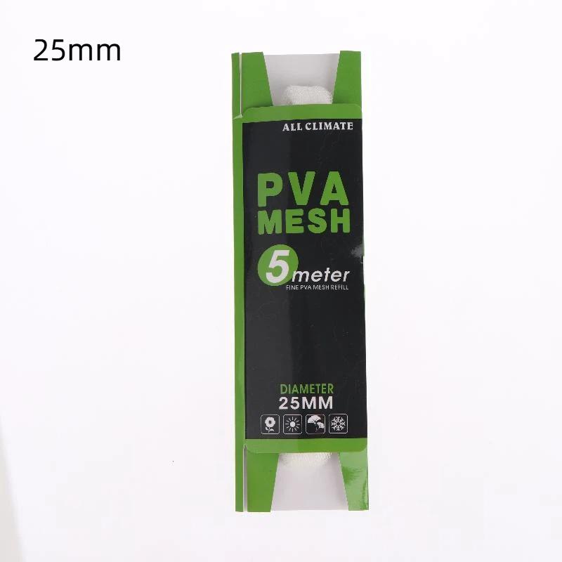 Pva Soluble Mesh Feeder Carp Fishing Lure Refill Rig Hook Bait Wrap Bag 500X18/25/37/44Mm Water Soluble Bait Thrower For Fishing