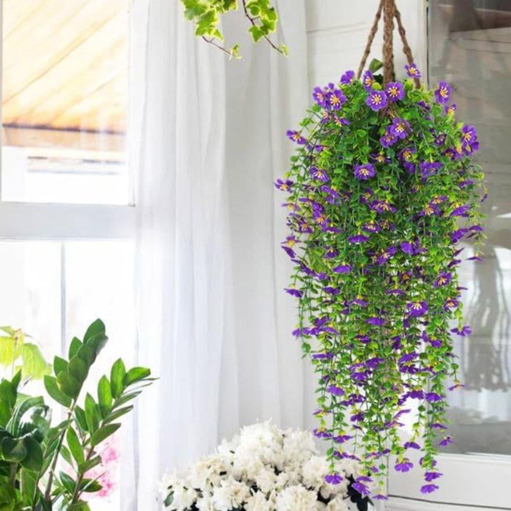 Silk Faux Eucalyptus Leaves Accessories Wall Hanging Ornament  Indoor Outdoor