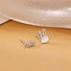 2023 High-Grade S925 Sterling Silver Cute Little Rabbit Carrot Earrings for Women