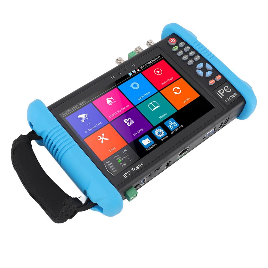 IPC9800ADHS Pro CCTV Tester VGA Input 7in Touch Screen Monitor AHD TVI CVI UTP Test Tool for Maintenance Repair