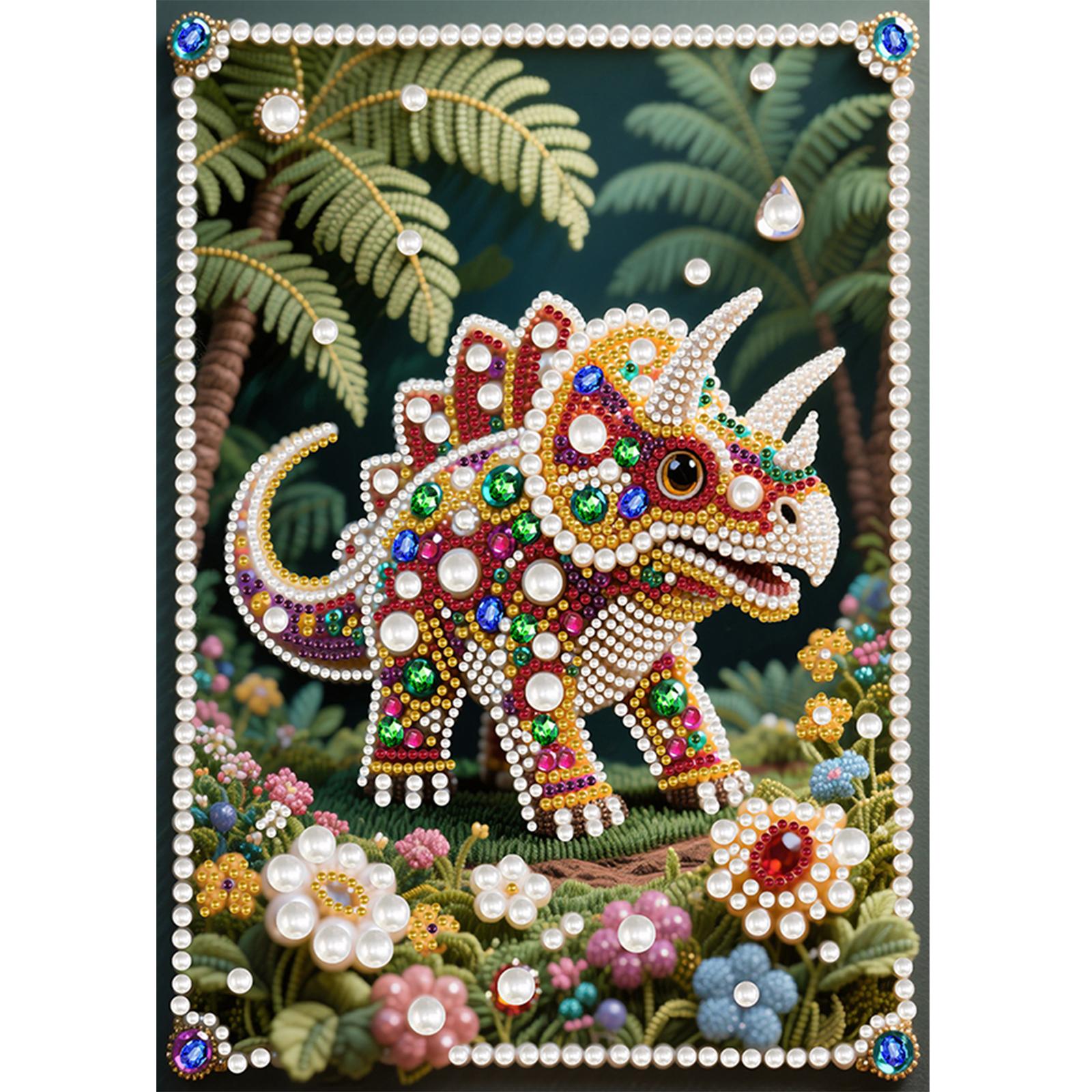 

Animal Special Shaped 5D DIY Partial Drill Pearl Gem Diamond Art Painting Kit for Adults Beginners Home Decor 30x40cm
