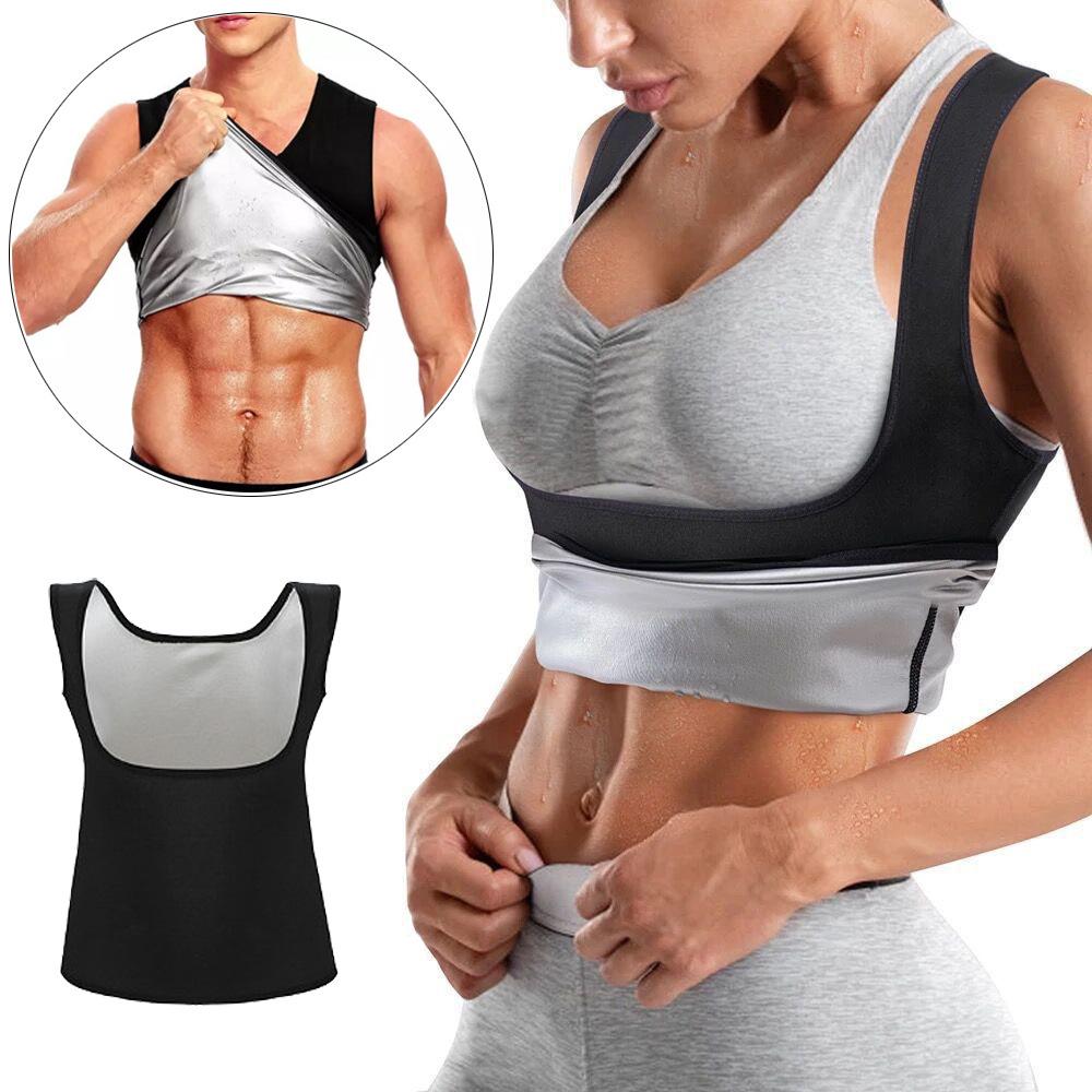 Unisex Sauna Sweat Vest: Slimming, Shaping, and Fat Burning Fitness Top