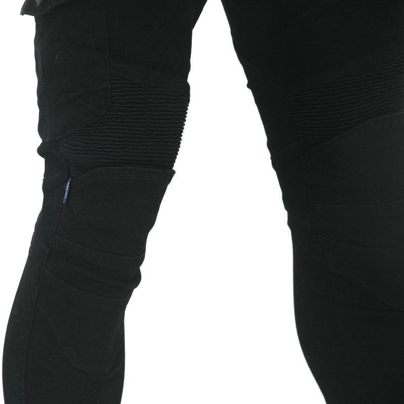 Men’s Summer Motorcycle Anti-Fall Riding Jeans - Four Seasons Elastic Racing Pants