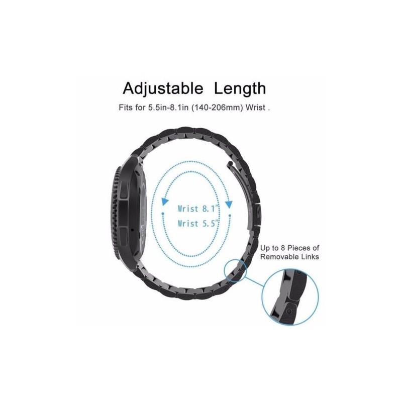 Luxurious Stainless Steel Mesh Watch Band For Samsung Galaxy Gear S3 Frontier/classic