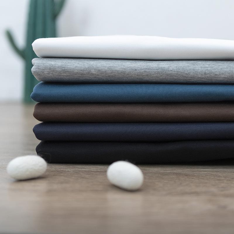 New Non-ironing Double-sided Cotton POLO Shirt Men's Solid Color Spring and Autumn Casual Business Shirt Collar Long Sleeves