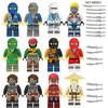 M8091 M8093 M8121 Mirage Assembled Building Block Figurine Toy Ninja With Weapon Bag